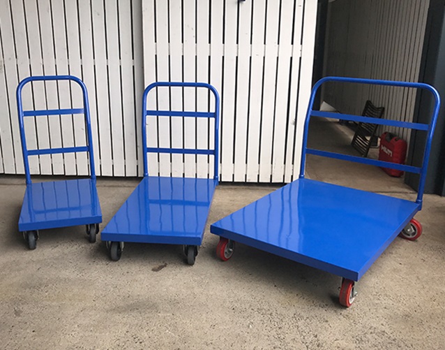 3 platform trolleys 