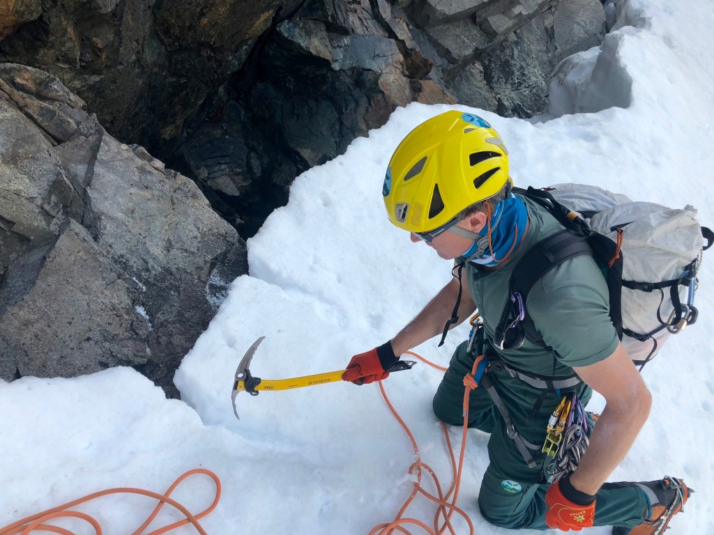 ice axe for ice climbing