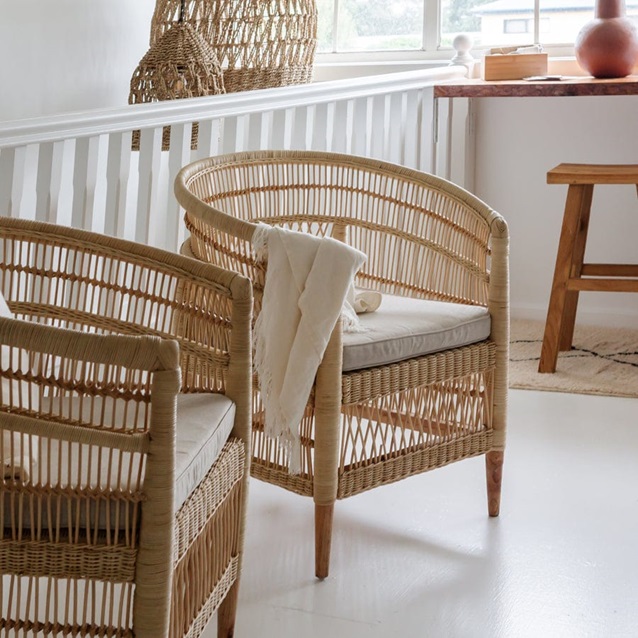 Malawi Style Club Chair Natural
